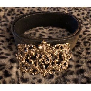 Virgin Saints & Angels “Floral Filigree” Belt Buckle